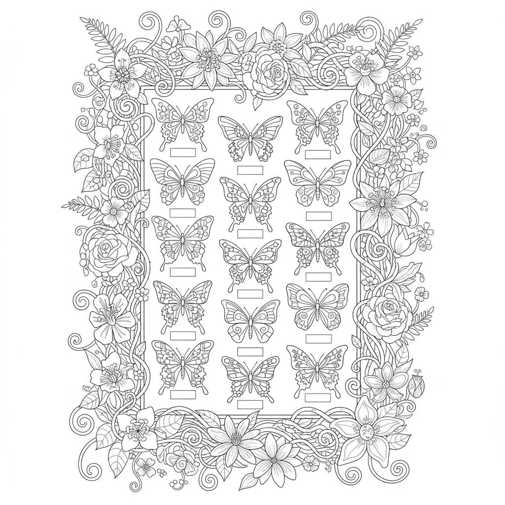 Butterfly Collection Display