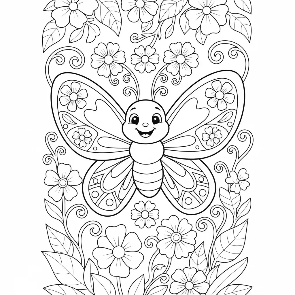 Cute Cartoon Butterfly
