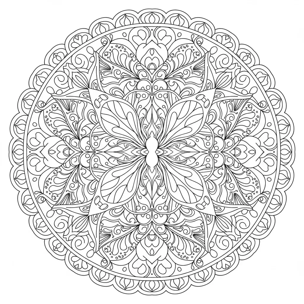 Butterfly Mandala