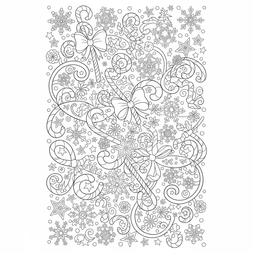 Candy Cane Christmas Design