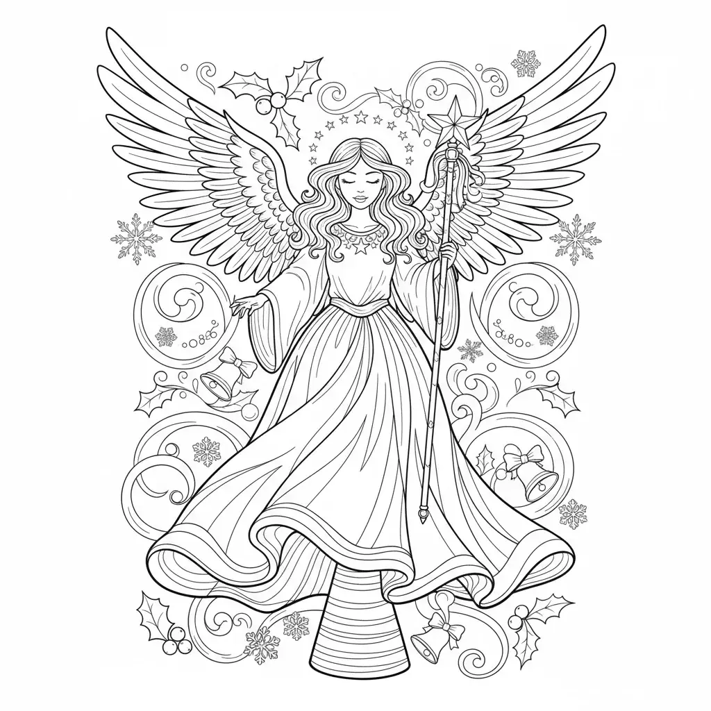 Christmas Angel on Treetop