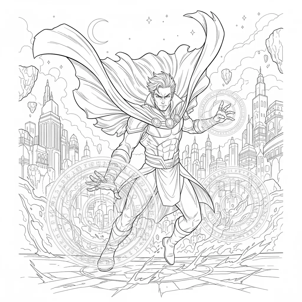 Doctor Strange with Magic Rings