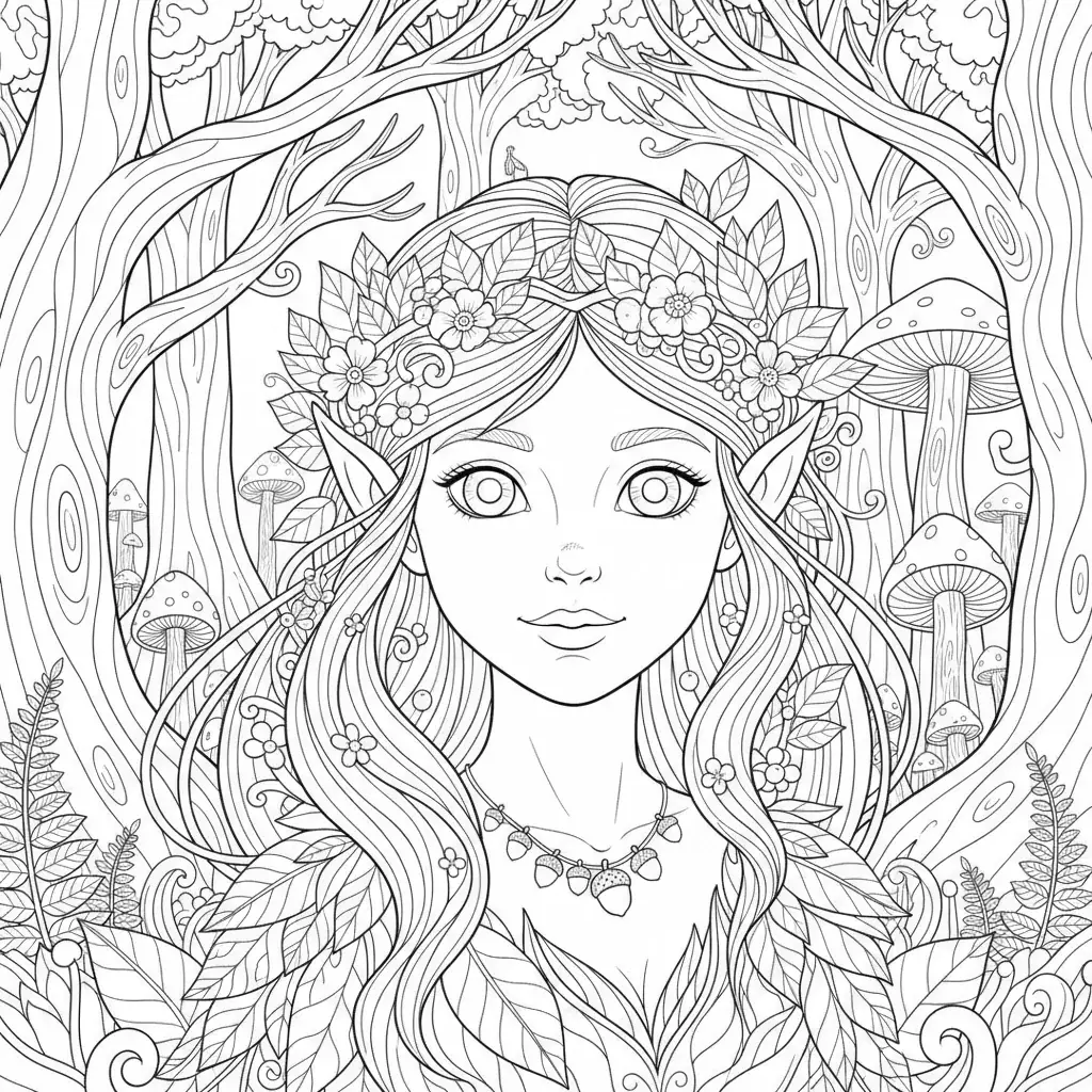 Forest Fairy Portrait
