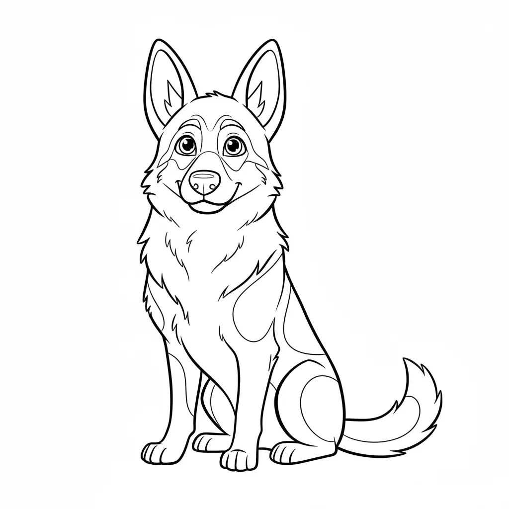 German Shepherd Portrait