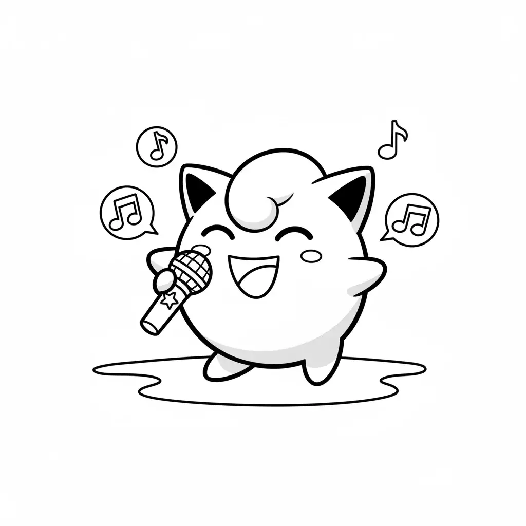 Jigglypuff Singing a Song