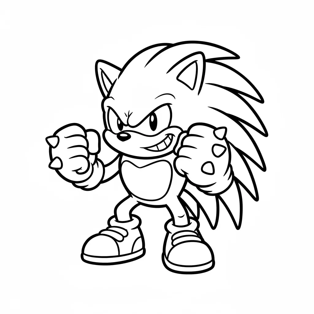 Knuckles the Echidna Punching