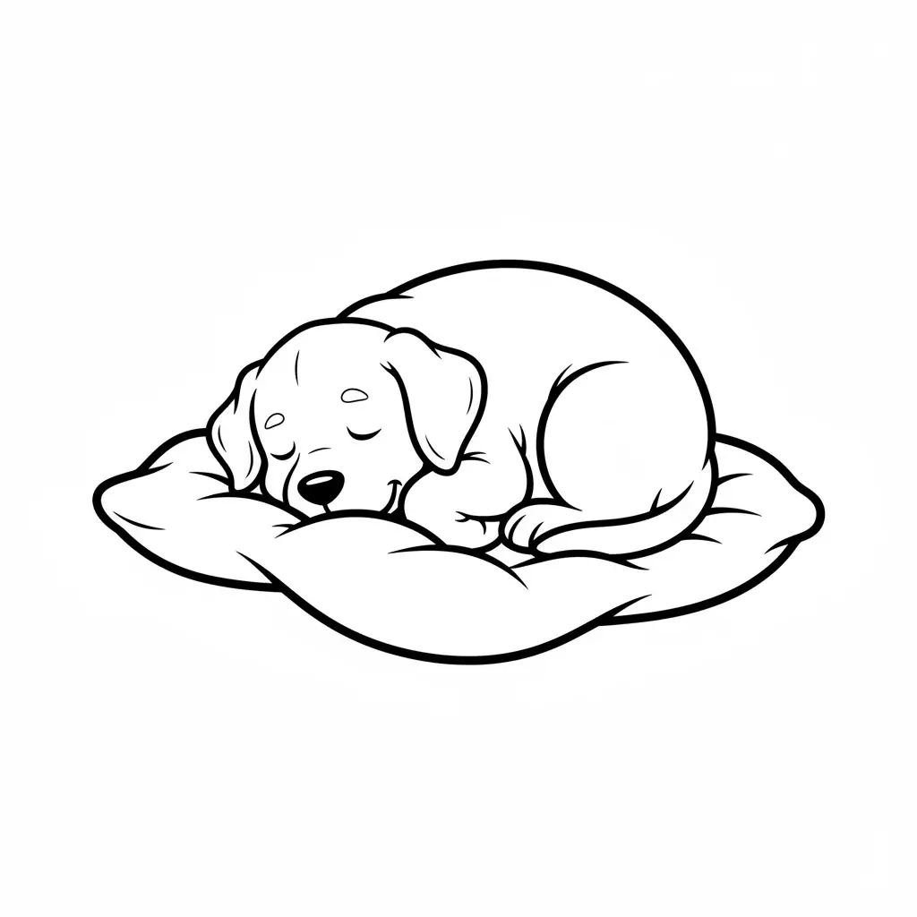 Labrador Puppy Sleeping