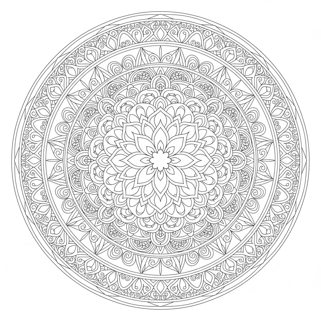 Sacred Lotus Mandala