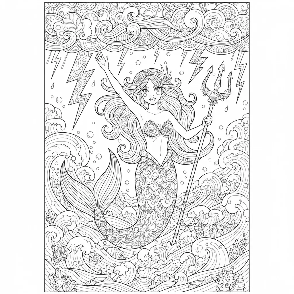 Mermaid in a Storm