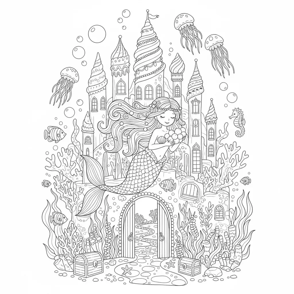 Mermaid at Underwater Palace