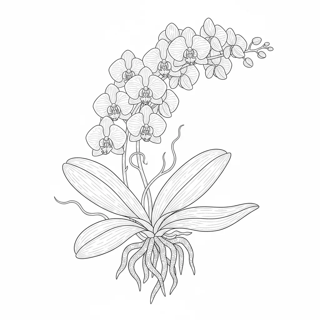 Elegant Orchid Arrangement