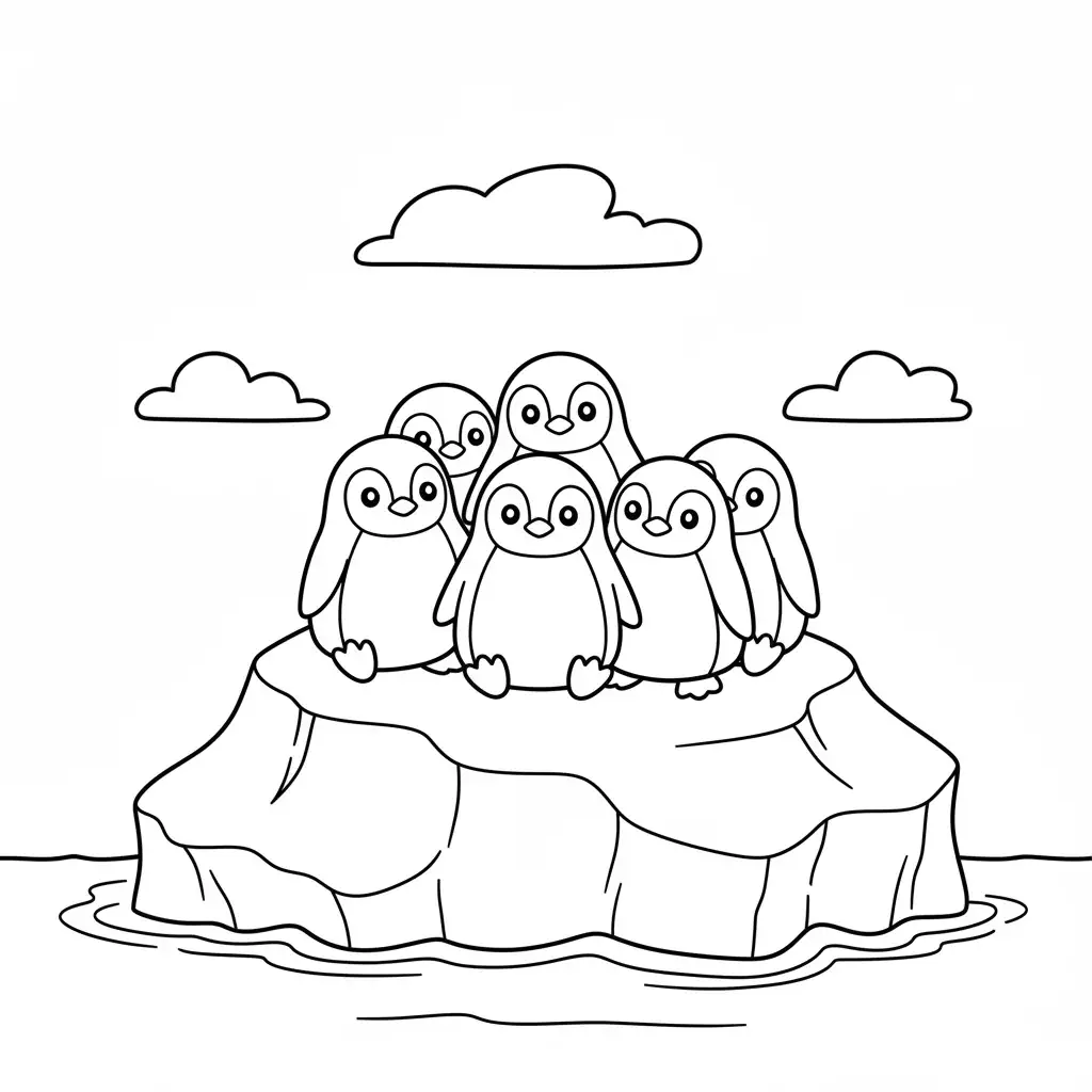 Penguins on an Iceberg