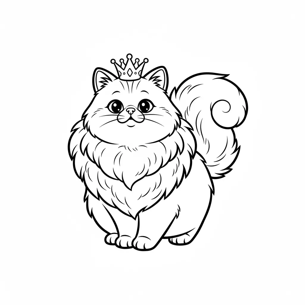 Fluffy Persian Cat