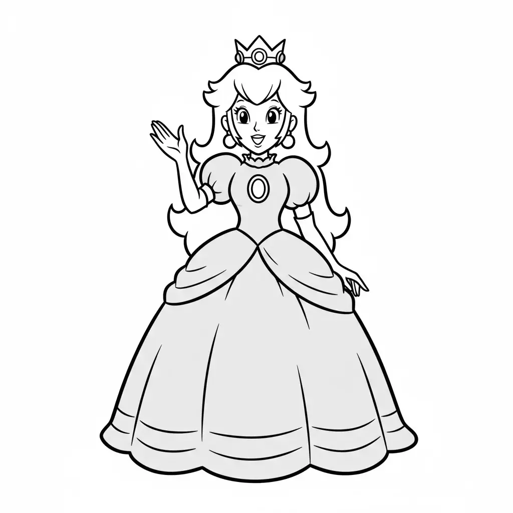 Princess Peach Portrait