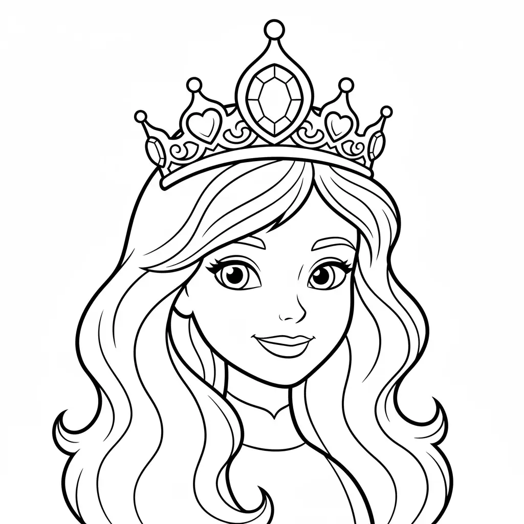 Princess with Jeweled Crown