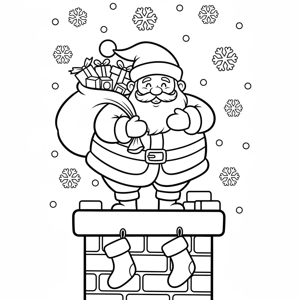 Christmas coloring pages