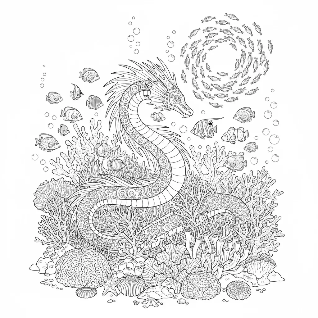 Sea Dragon Underwater