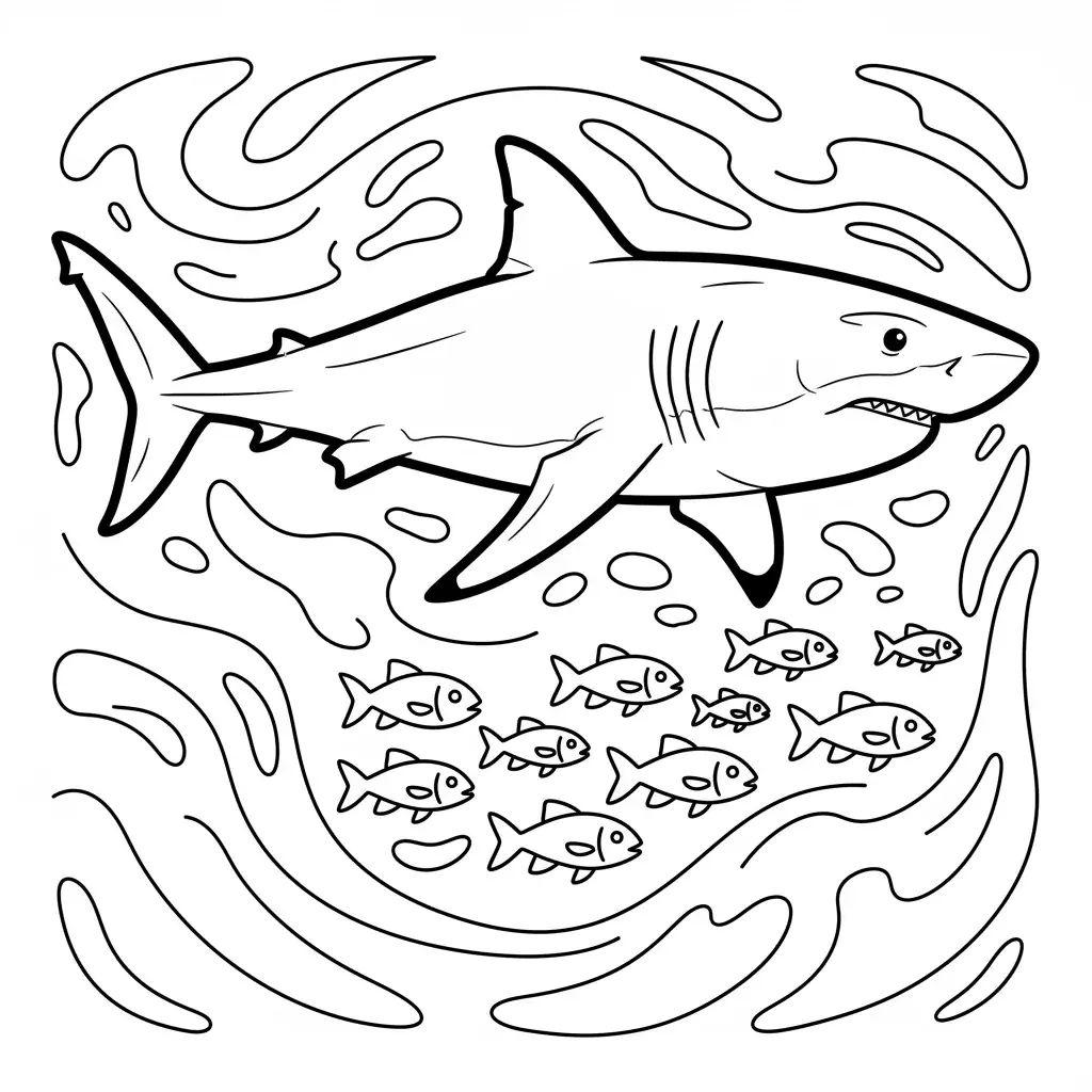 Shark in the Open Ocean