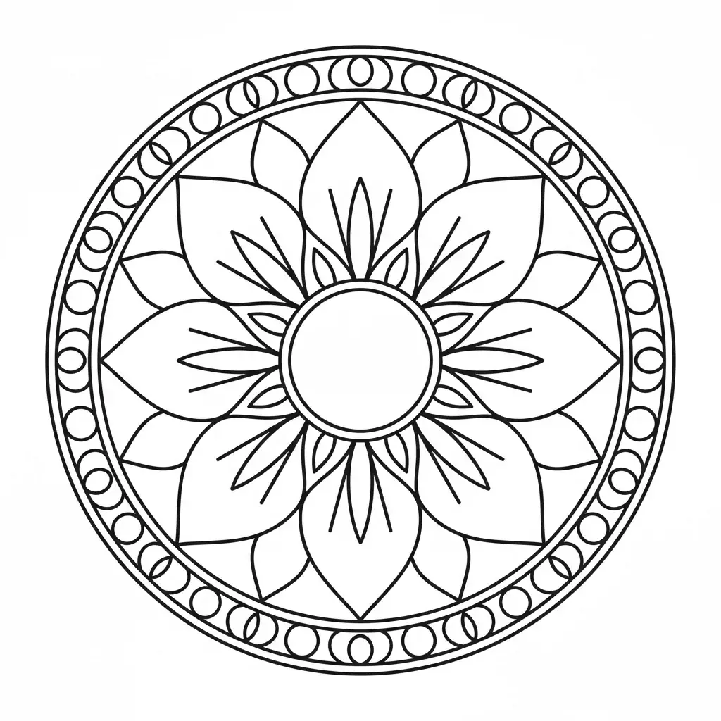 Mandala coloring pages