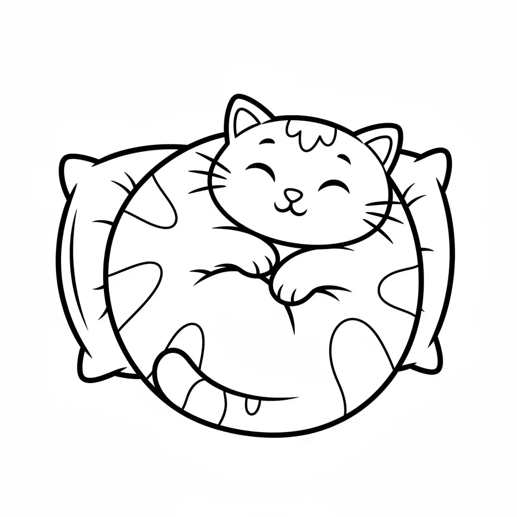 Cat coloring pages