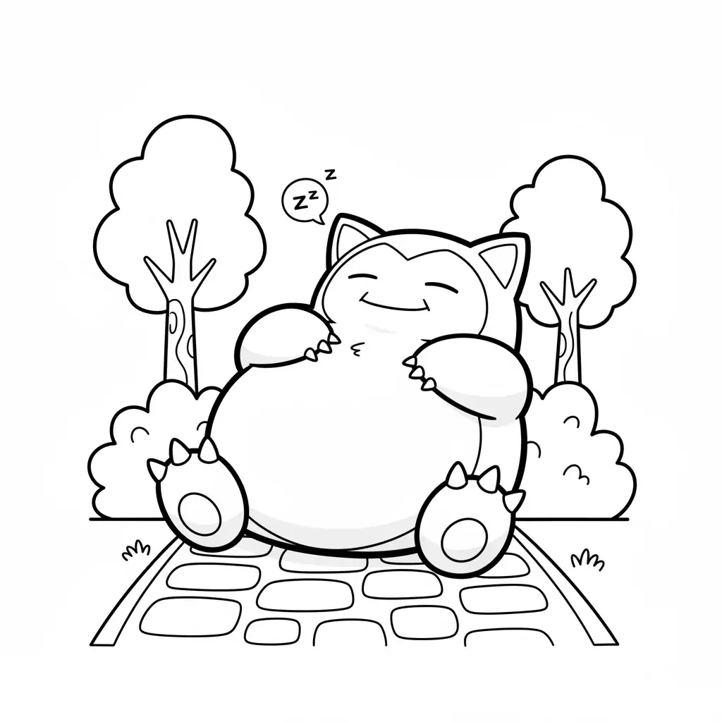 Snorlax Fast Asleep