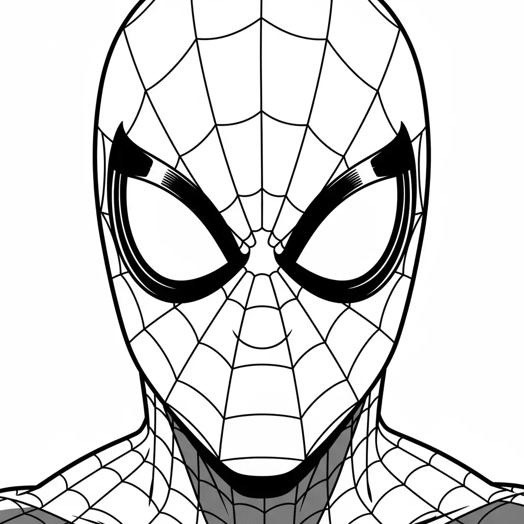 Spider-Man Mask Close-Up