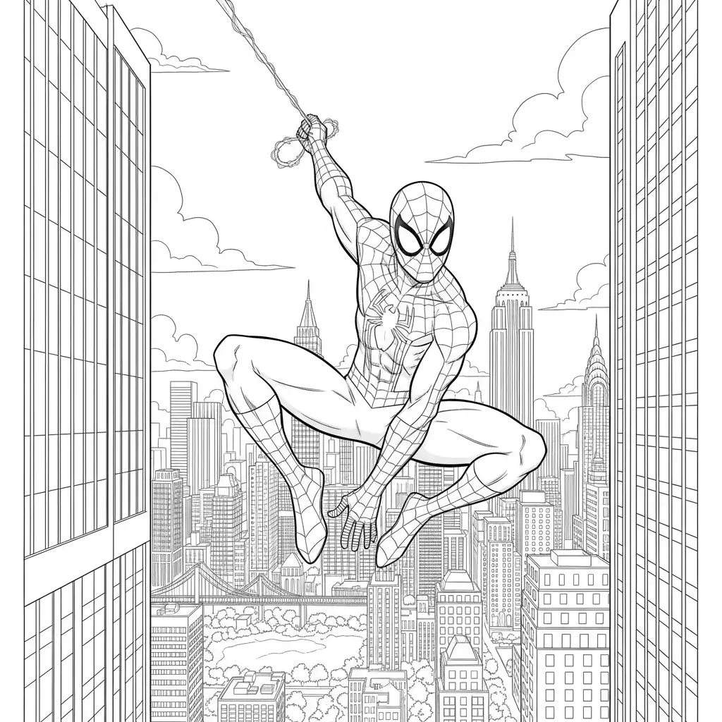 Spider-Man coloring pages
