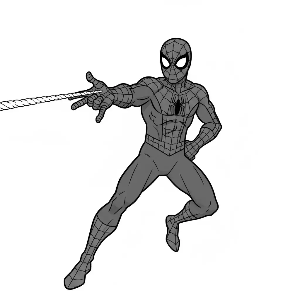 Spider-Man Shooting Webs
