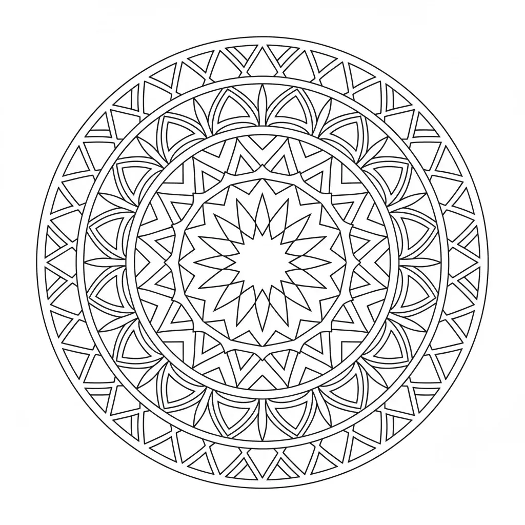 Star Pattern Mandala