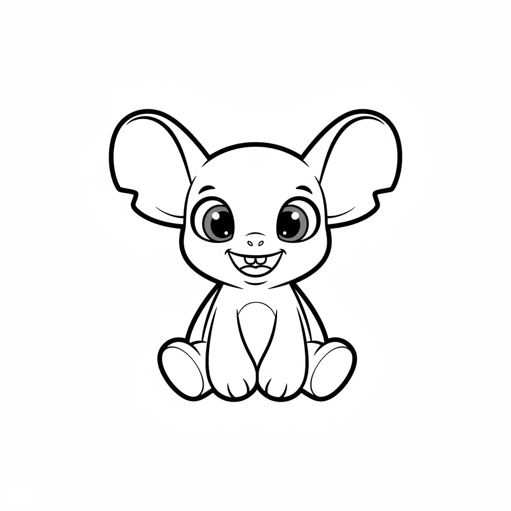 Stitch coloring pages