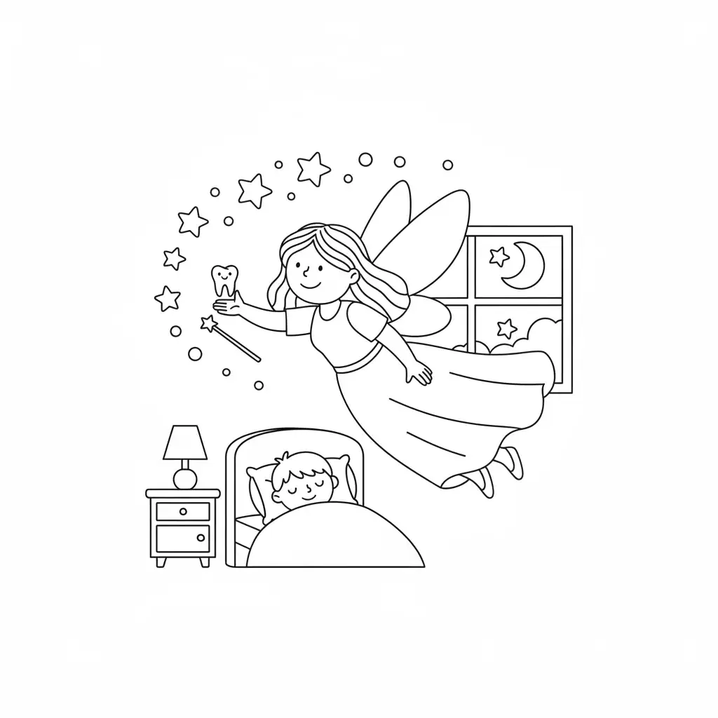 Tooth Fairy on Her Mission