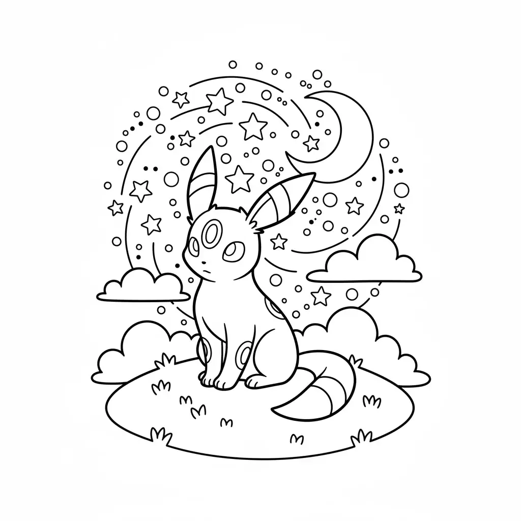 Umbreon Under the Stars