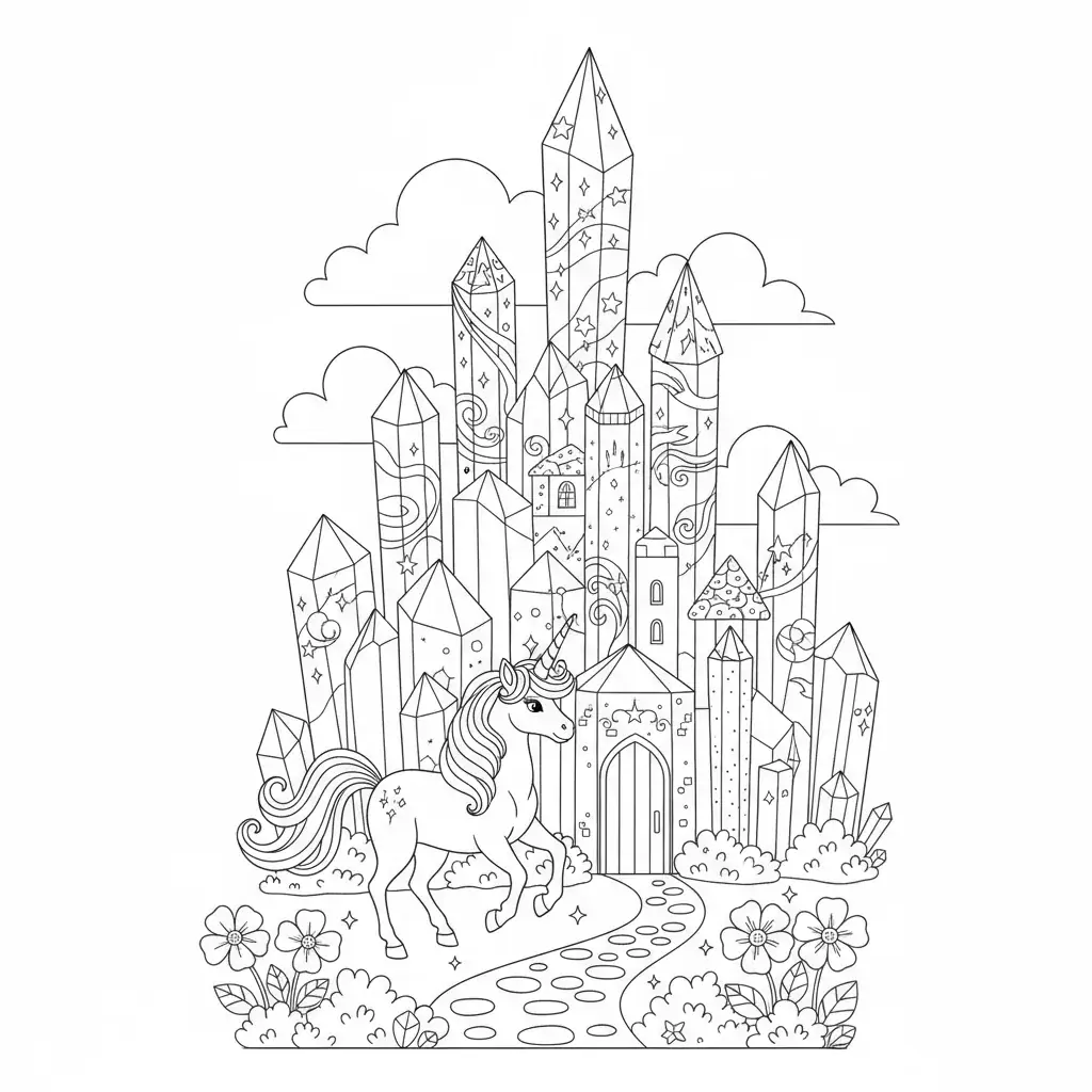 Unicorn at Crystal Castle