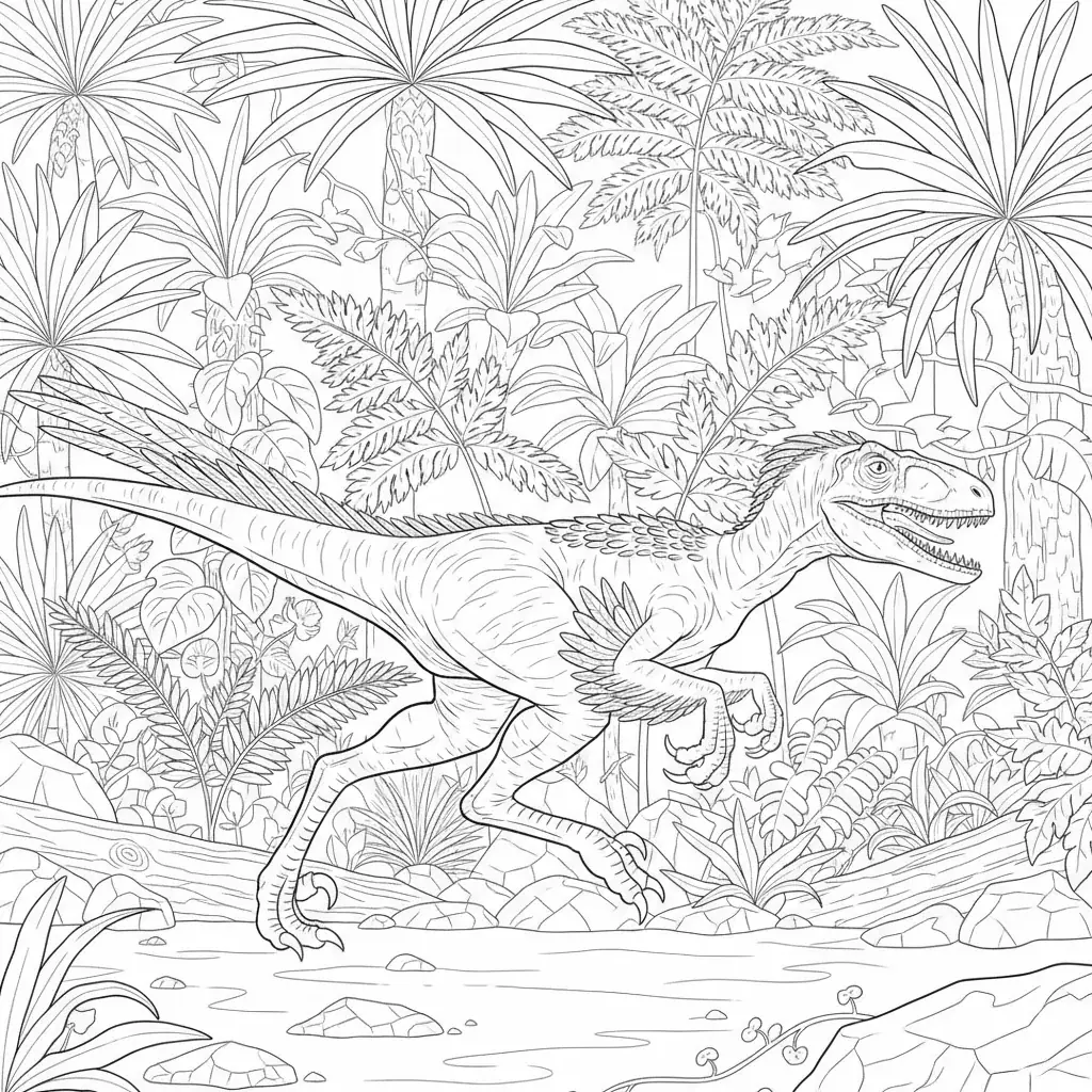 Velociraptor Running