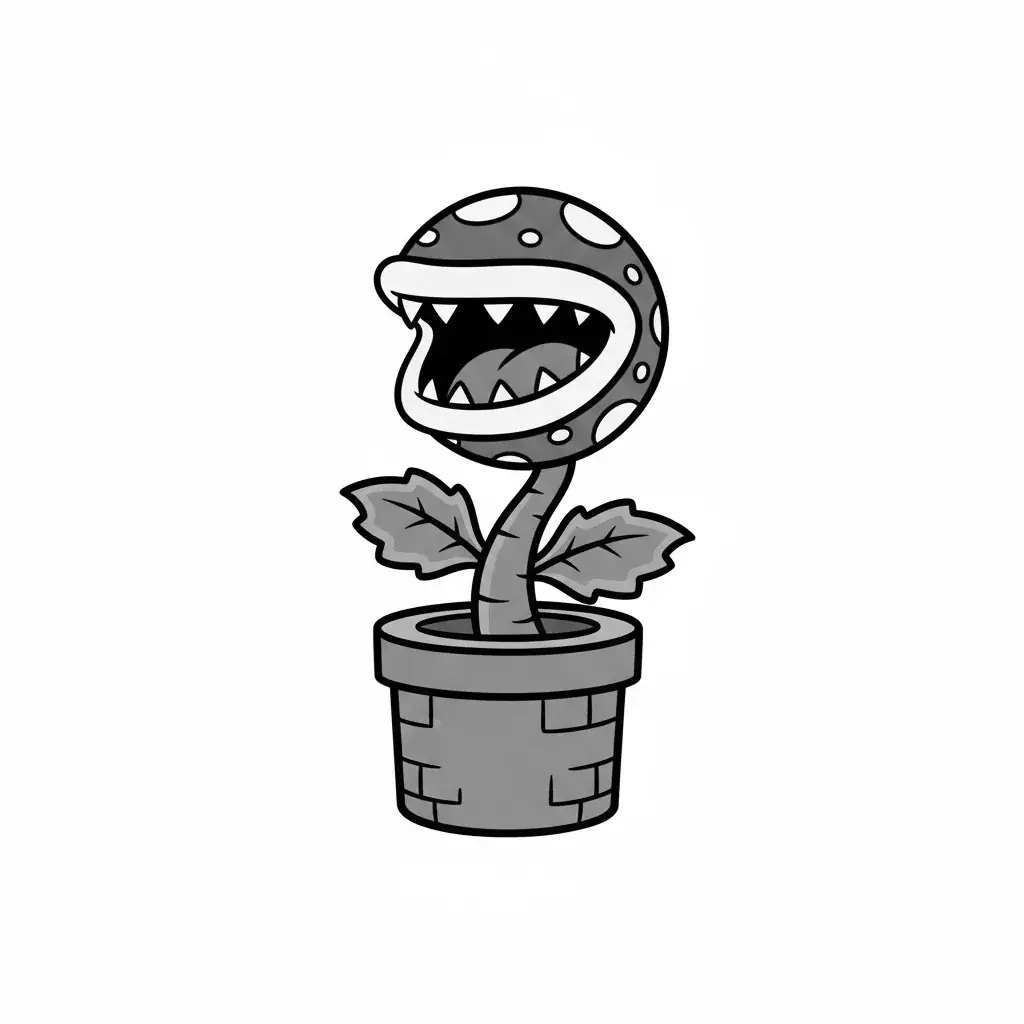 Warp Pipe with Piranha Plant